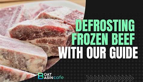 Оригинальное название: The Art of Defrosting Frozen Ground Beef: Your Ultimate Guide