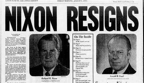 Кто стал президентом США после ухода Никсона?