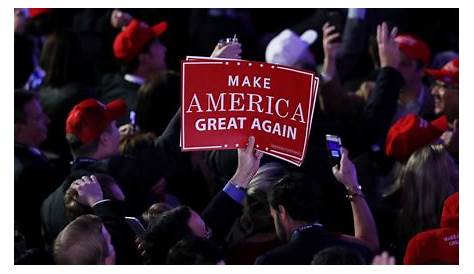 Исследование влияния лозунга Трампа 2016 года: «Сделаем Америку снова великой»