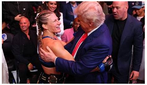 Дональд Трамп пошел на бой UFC прошлой ночью?