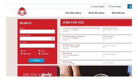 Wendys начинает работу в сфере оплаты труда Wendy’s Application Online Jobs & Career Info Discovering Employment