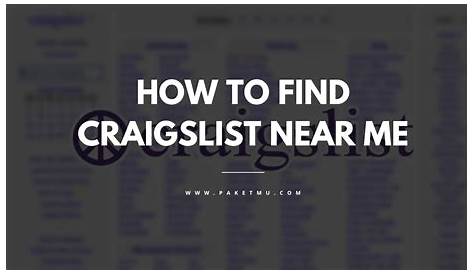 Craigslist нанимает рядом со мной как найти самый близкий сайт