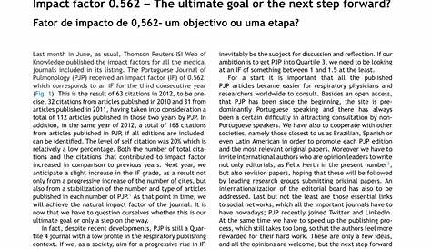 Njp Impact Factor 0 562: конечная цель или следующий шаг вперед