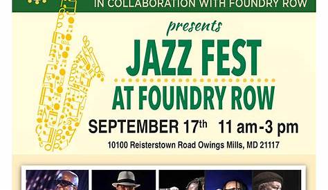 Jazz Fest Forum бесплатно в Foundry Row 17 сентября