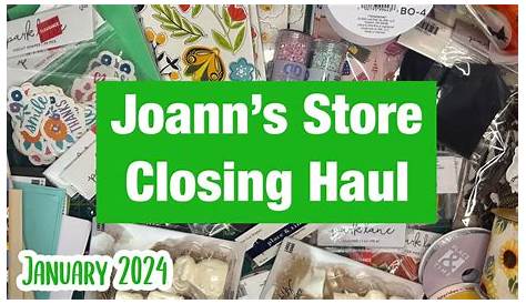 Joanns закрывает клиренс-магазин Haul в январе 2024 года на Youtube