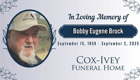 Похороны Айви Дома Bainbridge Georgia Obituarieslogout Html Bobby Obituuary Ga Cox