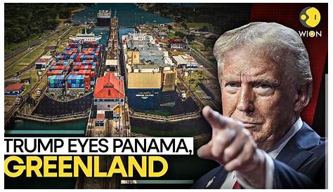 Трамп смотрит на Гренландию и Панаму